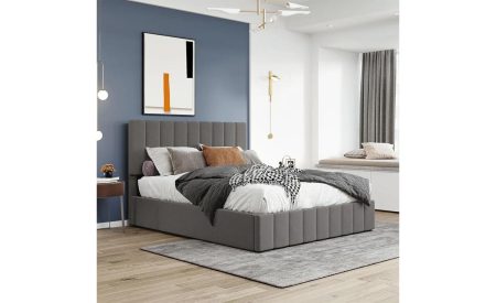 Upholstered bed for hotels